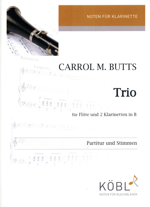 Butts, Carrol M. Trio for Woodwinds. Part/Sti . Notenfachgeschäft